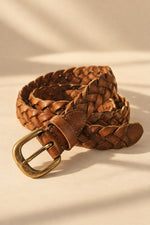 Ceinture tressée Miel — vue 1