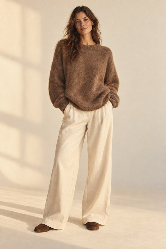 Pull Moka en laine et alpaga — vue 1